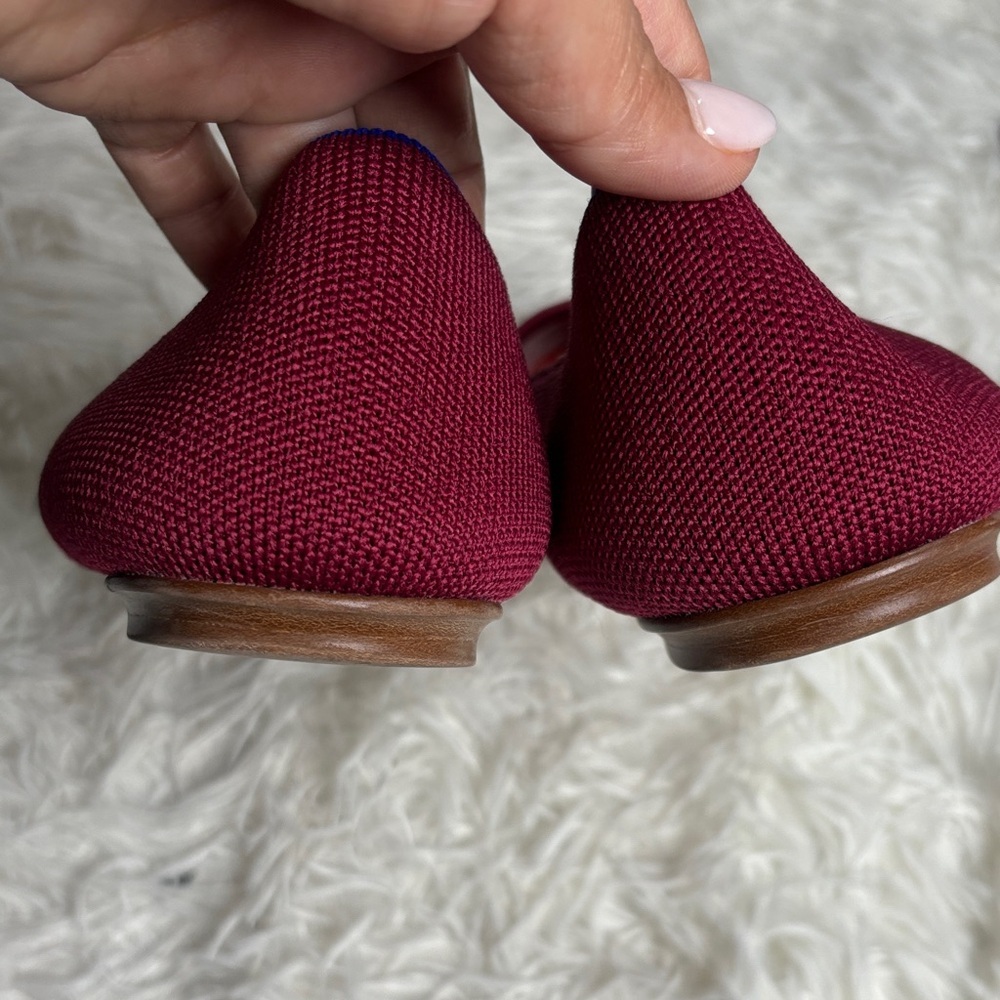 Rothy’s Women's The Flat in Pomegranate Pop in Pink - Picture 8 of 8